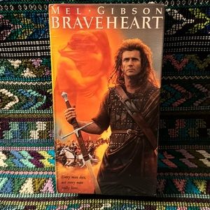 📼 BRAVEHEART starring Mel Gibson on VHS. Unopened, factory sealed. Excellent 🍿